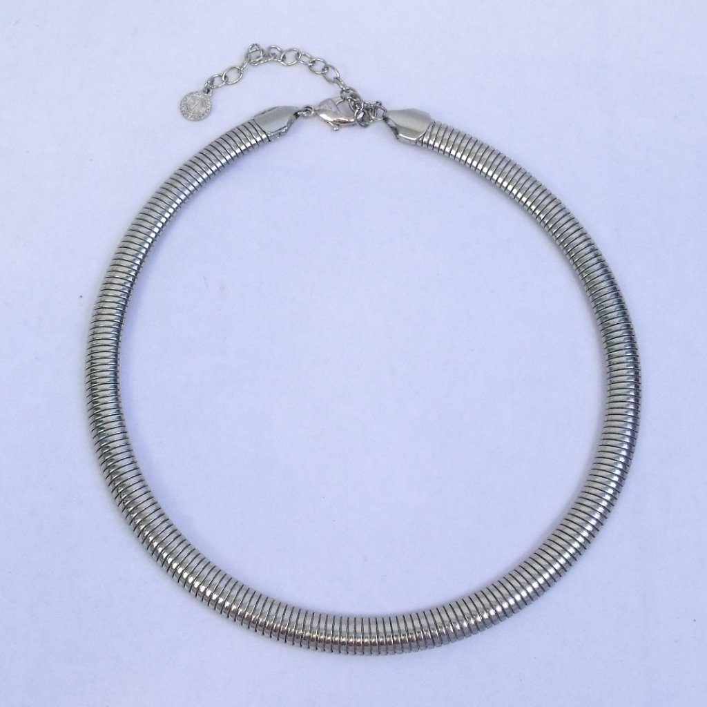 Graziano Flat Gold Tone Chain Necklace Graziano Flat Gold Tone Chain Necklace